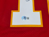 Kansas City Chiefs Tyreek Hill Autographed Red Jersey Beckett BAS Witness Stock #252403