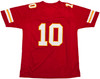 Kansas City Chiefs Tyreek Hill Autographed Red Jersey Beckett BAS Witness Stock #252403