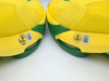 Giannis Antetokounmpo Autographed 2022 Player Exclusive (PE) Promo OREGON Yellow Strike & App Nike Zoom Freak 4 NCAA SOS Shoes Size 17 (With Box) Beckett BAS Witness #3W396652 & #3W396653