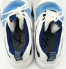 Giannis Antetokounmpo Autographed 2021 Player Exclusive (PE) Promo VILLANOVA White & Navy Nike Zoom Freak 3 NCAA SOS Shoes Size 17 (With Box) Beckett BAS Witness #3W396646 & #3W396647