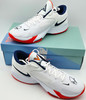 Giannis Antetokounmpo Autographed 2022 Player Exclusive (PE) Promo VIRGINIA White & Navy Nike Zoom Freak 4 NCAA SOS Shoes Size 16 (With Box) Beckett BAS Witness #3W396660 & #3W396661