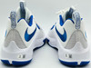 Giannis Antetokounmpo Autographed 2021 Player Exclusive (PE) Promo UNIVERSITY OF KENTUCKY White & Royal Nike Zoom Freak 3 NCAA SOS Shoes Size 16 (With Box) Beckett BAS Witness #3W396849 & #3W396850