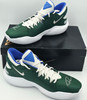Giannis Antetokounmpo Autographed 2021 Player Exclusive (PE) Promo Fir, Phantom & White Nike Zoom Freak 2 MSCO Shoes Milwaukee Bucks Size 17 Beckett BAS Witness Stock #252595