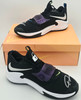 Giannis Antetokounmpo Autographed 2021 Player Exclusive (PE) Promo Black & White Nike Zoom Freak 3 Shoes Milwaukee Bucks Size 17 Beckett BAS Witness Stock #252760