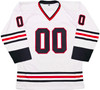 Christmas Vacation Chevy Chase Autographed White Jersey Clark Griswold JSA Stock #252794
