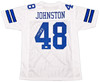 Dallas Cowboys Daryl Johnston Autographed White Jersey "Moose" Beckett BAS QR Stock #253406