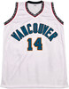 Memphis Grizzlies Zach Edey Autographed White Jersey Beckett BAS Witness Stock #253326