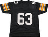 Pittsburgh Steelers Ernie Holmes Autographed Black Jersey PSA/DNA Stock #253387