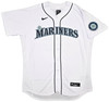 Seattle Mariners Julio Rodriguez Autographed White Nike Authentic Collection Jersey Size 52 Beckett BAS Witness Stock #252429