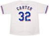 Texas Rangers Evan Carter Autographed White Jersey Beckett BAS Witness Stock #253600 Texas Rangers Evan Carter Autographed White Jersey Beckett BAS Witness Stock #253600