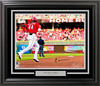Elly De La Cruz Autographed Framed 16x20 Photo Cincinnati Reds Home Run Trot Beckett BAS Witness Stock #253253
