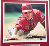 Mike Trout Autographed Framed 11x12 Photo Los Angeles Angels Beckett BAS #AE16564