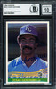 Cesar Geronimo Autographed 1984 Donruss Card #252 Kansas City Royals Auto Grade Gem Mint 10 Beckett BAS #18629881
