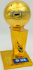 Julius "Dr. J" Erving Autographed Philadelphia 76ers NBA Champions Mini Trophy Fanatics Beckett BAS Witness Stock #253706