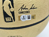 Allen Iverson Autographed Gold Edition Composite Leather Basketball Philadelphia 76ers Beckett BAS Witness Stock #253647 Allen Iverson Autographed Gold Edition Composite Leather Basketball Philadelphia 76ers Beckett BAS Witness Stock #253647
