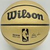 Allen Iverson Autographed Gold Edition Composite Leather Basketball Philadelphia 76ers Beckett BAS Witness Stock #253647 Allen Iverson Autographed Gold Edition Composite Leather Basketball Philadelphia 76ers Beckett BAS Witness Stock #253647