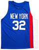New York Nets Julius "Dr. J" Erving Autographed Blue Jersey Beckett BAS Witness Stock #253705 New York Nets Julius "Dr. J" Erving Autographed Blue Jersey Beckett BAS Witness Stock #253705