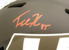Tee Higgins Autographed Cincinnati Bengals Salute To Service Full Size Replica Helmet Beckett BAS #W154365