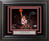 Damian Lillard Autographed Framed 8x10 Photo Portland Trail Blazers Spotlight Dunk Beckett BAS Witness Stock #254266