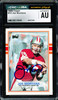 Joe Montana Autographed 1989 Topps Card #12 San Francisco 49ers CGC x JSA Stock #254413