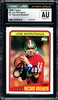 Joe Montana Autographed 1988 Topps Card #4 San Francisco 49ers Auto Grade Gem Mint 10 CGC x JSA Stock #254405