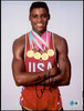 Carl Lewis Autographed 9x12 Magazine Page Photo Track & Field Olympics Beckett BAS QR #BT66621