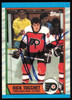 Rick Tocchet Autographed 1989-90 Topps Card #80 Philadelphia Flyers SKU #254681