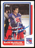 Brian MacLellan Autographed 1986-87 Topps Card #33 New York Rangers SKU #254716