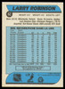 Larry Robinson Autographed 1986-87 O-Pee-Chee Card #62 Montreal Canadiens SKU #254731