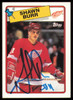 Shawn Burr Autographed 1988-89 Topps Card #78 Detroit Red Wings SKU #254823