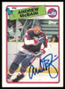 Andrew McBain Autographed 1988-89 Topps Card #105 Winnipeg Jets SKU #254899