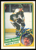 Gordie Roberts Autographed 1984-85 O-Pee-Chee Card #107 Minnesota North Stars SKU #254980