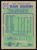 Dan Quinn Autographed 1990-91 Topps Card #272 Vancouver Canucks SKU #255118