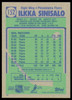 Ilkka Sinisalo Autographed 1990-91 Topps Card #152 Philadelphia Flyers SKU #255136