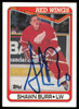 Shawn Burr Autographed 1990-91 Topps Card #74 Detroit Red Wings SKU #255145