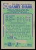 Daniel Shank Autographed 1990-91 Topps Rookie Card #34 Detroit Red Wings SKU #255153