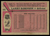 Larry Robinson Autographed 1987-88 Topps Card #192 Montreal Canadiens SKU #255154