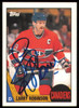 Larry Robinson Autographed 1987-88 Topps Card #192 Montreal Canadiens SKU #255156