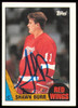 Shawn Burr Autographed 1987-88 Topps Card #164 Detroit Red Wings SKU #255160