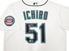 Seattle Mariners Ichiro Suzuki Autographed White Nike Jersey Size L "HOF 25" IS Holo & Beckett BAS Witness Stock #254345