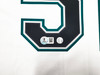 Seattle Mariners Ichiro Suzuki Autographed White Nike Jersey Size XL "HOF 25" IS Holo & Beckett BAS Witness Stock #254346