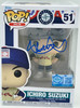 Ichiro Suzuki Autographed Hall of Fame Funko Pop #51 Seattle Mariners IS Holo & Beckett BAS Witness Stock #254341