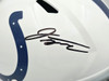 Jonathan Taylor Autographed Indianapolis Colts White Full Size Speed Replica Helmet Beckett BAS Witness Stock #254430