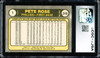 Pete Rose Autographed 1981 Fleer Card #1 Philadelphia Phillies CGC x JSA #6078064277