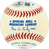 Bill Moose Skowron Autographed Official AL Baseball New York Yankees "61 WS Champs" Beckett BAS QR #BU87249