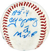 Willie Hernandez Autographed Official Minor League Baseball Detroit Tigers "1984 Cy Young & MVP" Beckett BAS QR #BU87178
