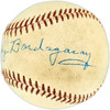 Frenchy Bordagaray Autographed Official Cronin AL Baseball Brooklyn Dodgers Beckett BAS QR #BU86798
