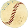 Frenchy Bordagaray Autographed Official Cronin AL Baseball Brooklyn Dodgers Beckett BAS QR #BU86798