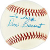 Don Bessent Autographed Official NL Baseball Brooklyn Dodgers "To Frank" (Smudged) Beckett BAS QR #BU86796