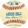 Nolan Ryan Autographed Official AL Baseball Texas Rangers, Los Angeles Angels Beckett BAS QR #BU86790